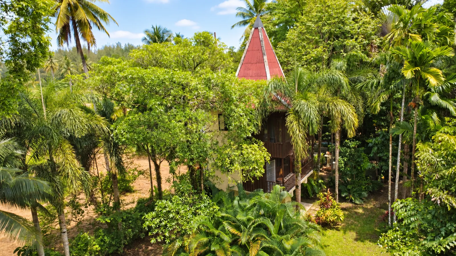 สวนเขตร้อนของ Lake View Bungalows