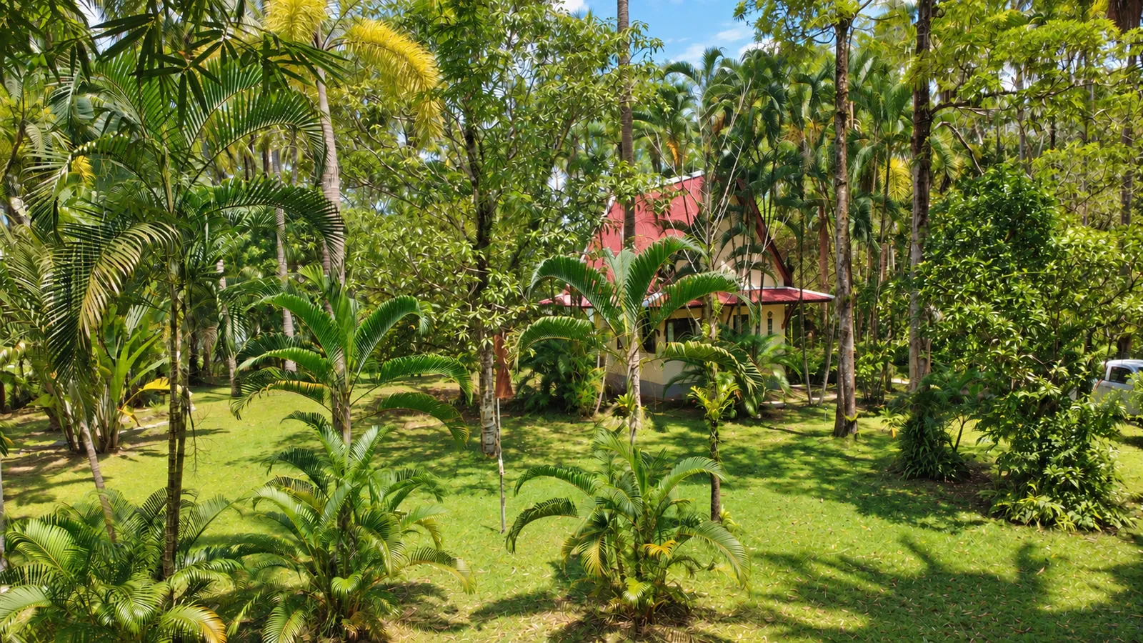 สวนเขตร้อนของ Lake View Bungalows